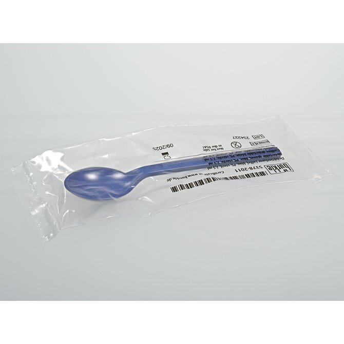 検出スプーン、青色 2.5 ml 127 mm